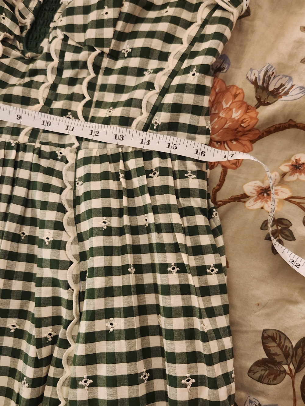 Gingham Anthropologie Dress